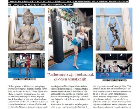 Interview met foto’s in April editie van Uit in Arnhem