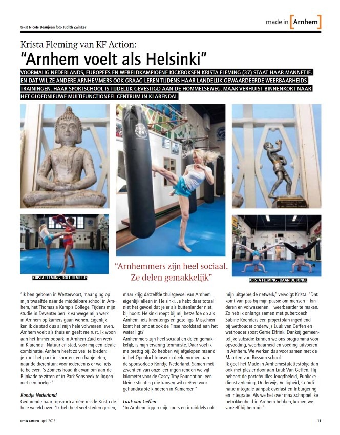 Je bekijkt nu Interview met foto’s in April editie van Uit in Arnhem